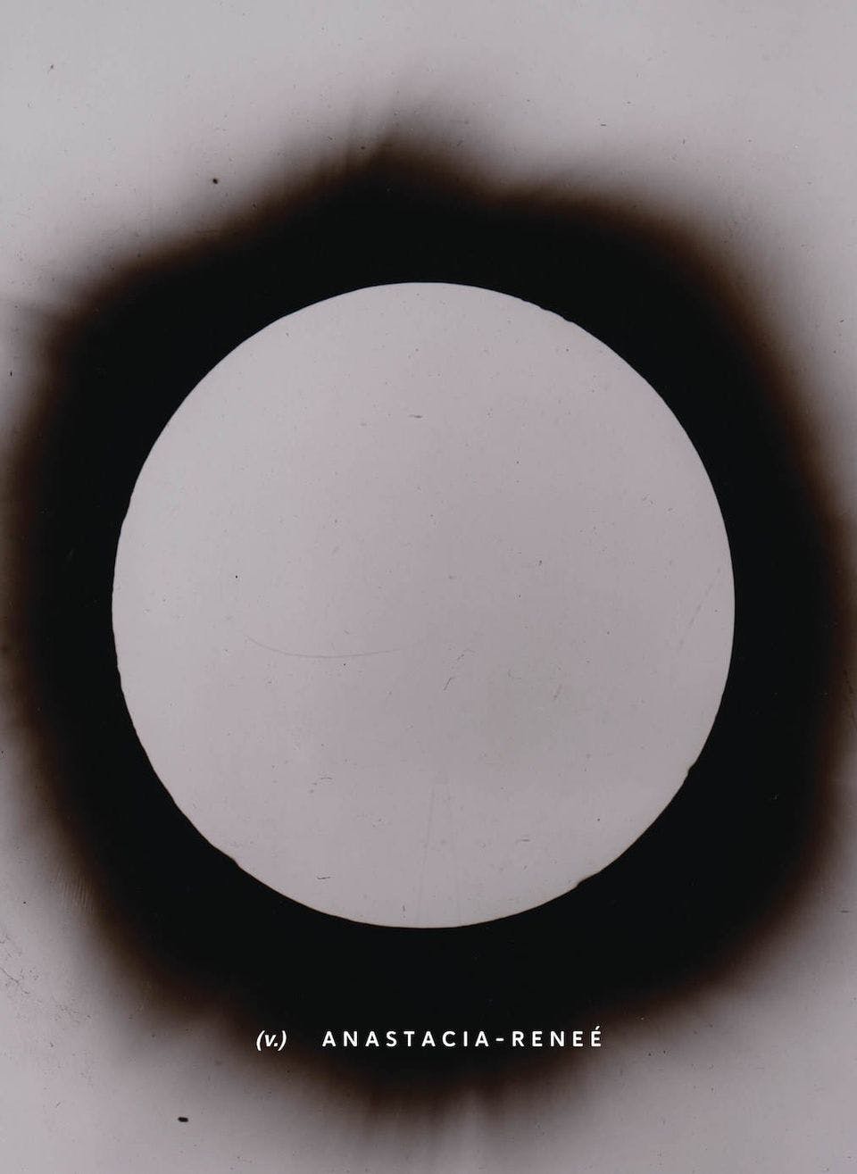 cover of a book showing a dark circle 